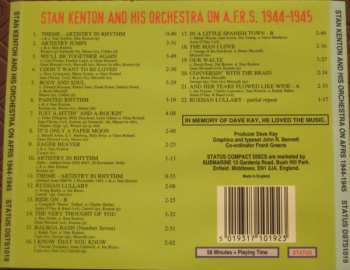 CD Stan Kenton And His Orchestra: On A.F.R.S. 1944-1945 227470