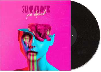 LP Stand Atlantic: Pink Elephant - Black Glitter