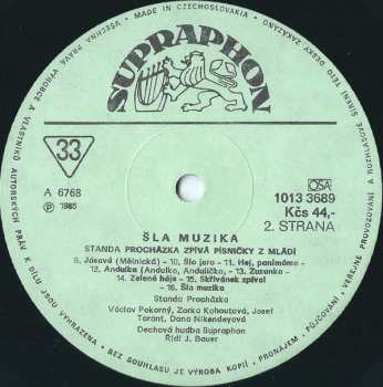 LP Standa Procházka: Šla Muzika 155520