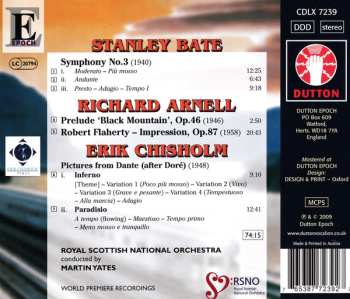 CD Stanley Bate: Bate: Symphony No.3 • Arnell: Prelude; Robert Flaherty • Chisholm: Pictures 521576