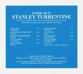CD Stanley Turrentine: Look Out! 488457