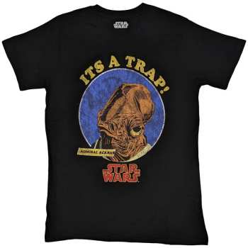 Merch Star Wars: Star Wars Unisex T-shirt: Ackbar It's A Trap (small) S