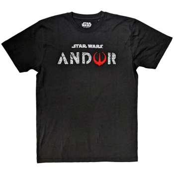 Merch Star Wars: Star Wars Unisex T-shirt: Andor Logo (small) S