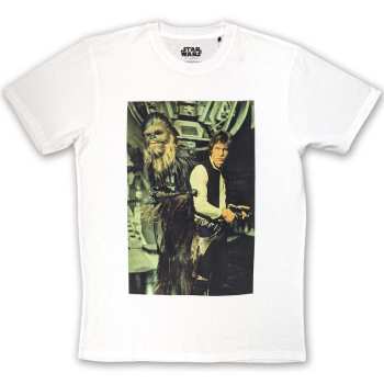 Merch Star Wars: Star Wars Unisex T-shirt: Chewbacca & Han Stare (medium) M