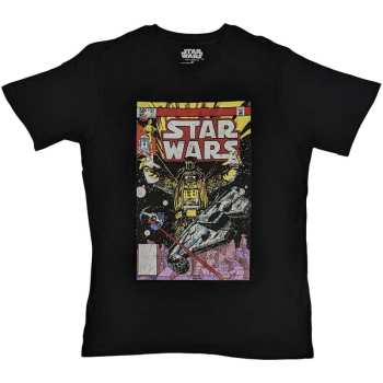 Merch Star Wars: Star Wars Unisex T-shirt: Darth Vader Comic (small) S