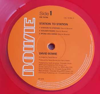 LP David Bowie: Station To Station LTD | CLR 34408