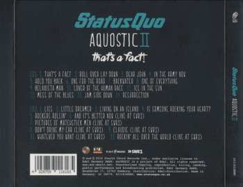 2CD Status Quo: Aquostic II : That's A Fact ! DLX 292689