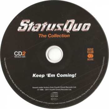 2CD Status Quo: Keep 'Em Coming - The Collection DLX 117744
