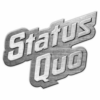 Merch Status Quo: Placka Logo Status Quo Ocel