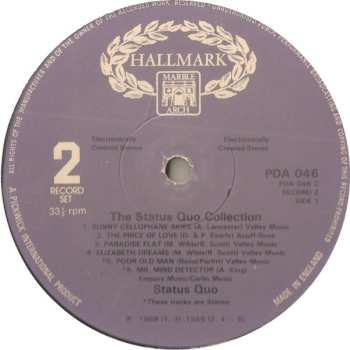 2LP Status Quo: The Status Quo Collection
