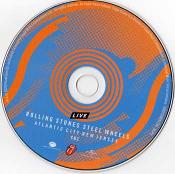2CD/DVD The Rolling Stones: Steel Wheels Live Atlantic City New Jersey