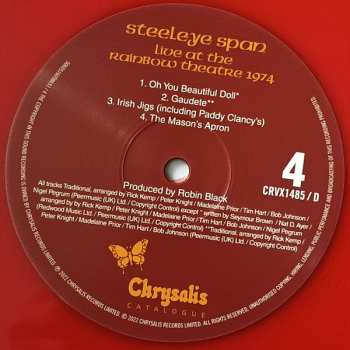 2LP Steeleye Span: Live At The Rainbow Theatre 1974 CLR | LTD 521624