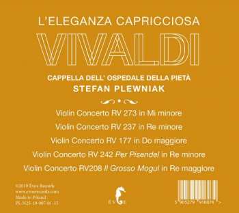 CD Stefan Plewniak: Vivaldi: L'Eleganza Capricciosa 346702