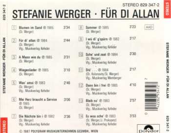 CD Stefanie Werger: Für Di Allan - Liebeslieder Und Balladen 183243