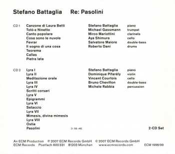 2CD Stefano Battaglia: Re: Pasolini 415002
