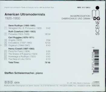 CD Steffen Schleiermacher: American Ultramodernists 1920-1950 527136