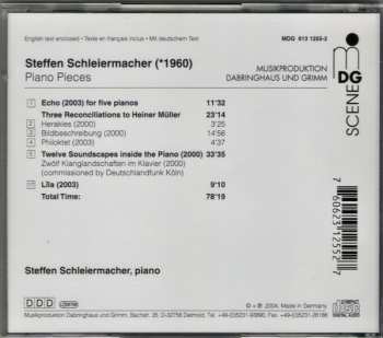 CD Steffen Schleiermacher: Piano Pieces 312557