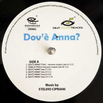 LP Stelvio Cipriani: Dov'è Anna? (Original Soundtrack) LTD 425911