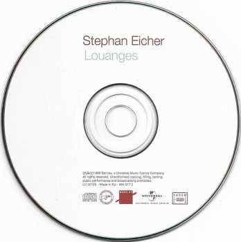 CD Stephan Eicher: Louanges 530847