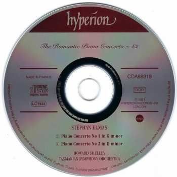 CD Stéphan Elmas: Piano Concerto No. 1 In G Minor • Piano Concerto No. 2 In D Minor 194371