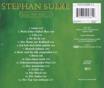 CD Stephan Sulke: Best Of Vol. 1 331764