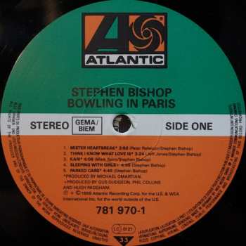 LP Stephen Bishop: Bowling In Paris 339223