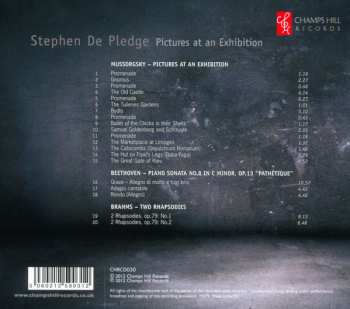 CD Stephen De Pledge: Pictures At An Exhibition - Piano Sonata No. 8 - Two Rhapsodies 347343