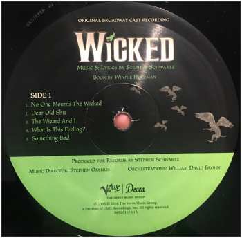 2LP Stephen Schwartz: Wicked (Original Broadway Cast Recording) 70551