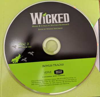 2CD Stephen Schwartz: Wicked (15th Anniversary Special Edition) 40362