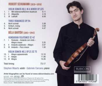 CD Stephen Waarts: Bartók & Schumann 281122