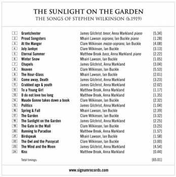 CD Stephen Wilkinson: The Sunlight On The Garden: The Songs Of Stephen Wilkinson 309415