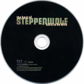 CD Steppenwolf: Born To Be Wild (The Best Of Steppenwolf) 378478