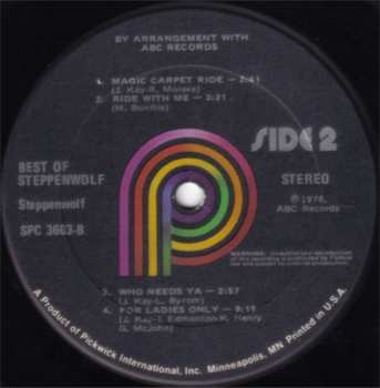 LP Steppenwolf: The Best Of Steppenwolf