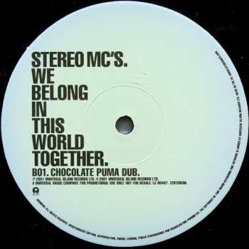 LP Stereo MC's: We Belong In This World Together