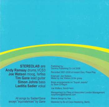 CD Stereolab: Not Music 419175