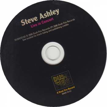 CD Steve Ashley: Live In Concert - March 2006 291630