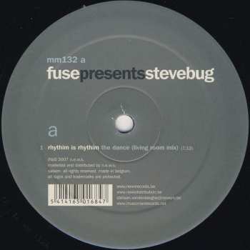 LP Steve Bug: Fuse Presents Steve Bug (Sampler 1)