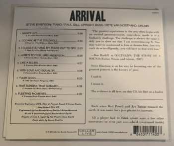 CD Steve Einerson: Arrival