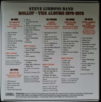 5CD/Box Set Steve Gibbons Band: Rollin'  (The Albums 1976-1978) 441165