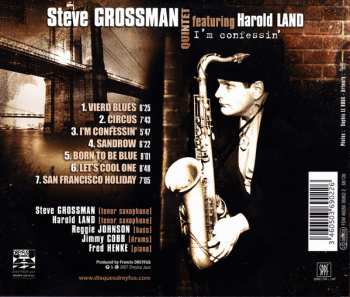 CD Steve Grossman Quintet: I'm Confessin' 346645