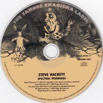 CD Steve Hackett: Spectral Mornings 370593