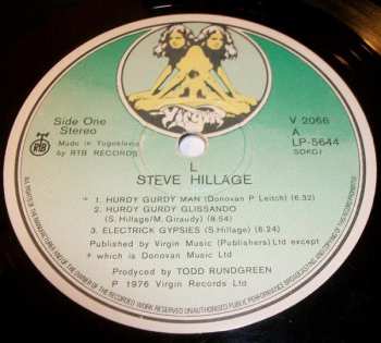 LP Steve Hillage: L 530309
