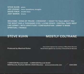 CD Steve Kuhn Trio: Mostly Coltrane 462009