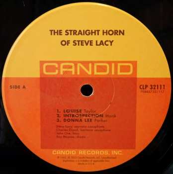 LP Steve Lacy: The Straight Horn Of Steve Lacy 467217