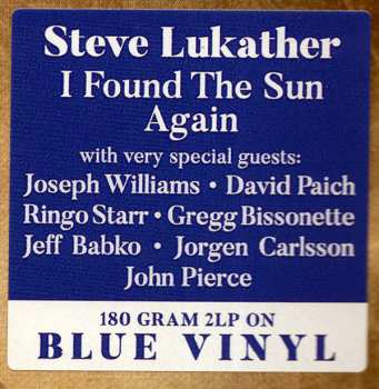 2LP Steve Lukather: I Found The Sun Again CLR 16986