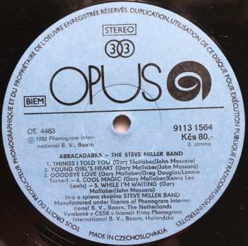 LP Steve Miller Band: Abracadabra 392199