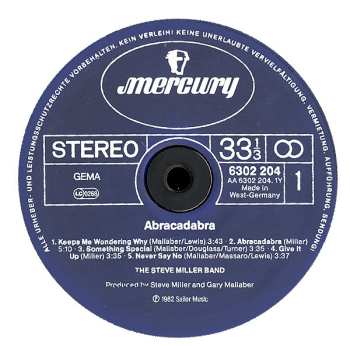 LP Steve Miller Band: Abracadabra 475353