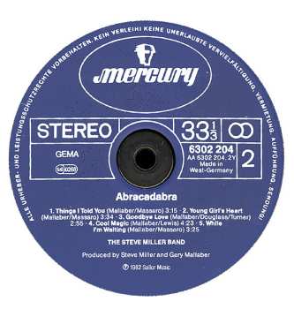 LP Steve Miller Band: Abracadabra 475353
