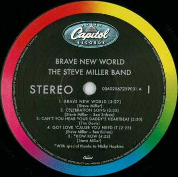 LP Steve Miller Band: Brave New World 398190