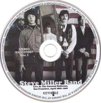 2CD Steve Miller Band: Live At The Carousel Ballroom, San Francisco, April 28th 1968 510637